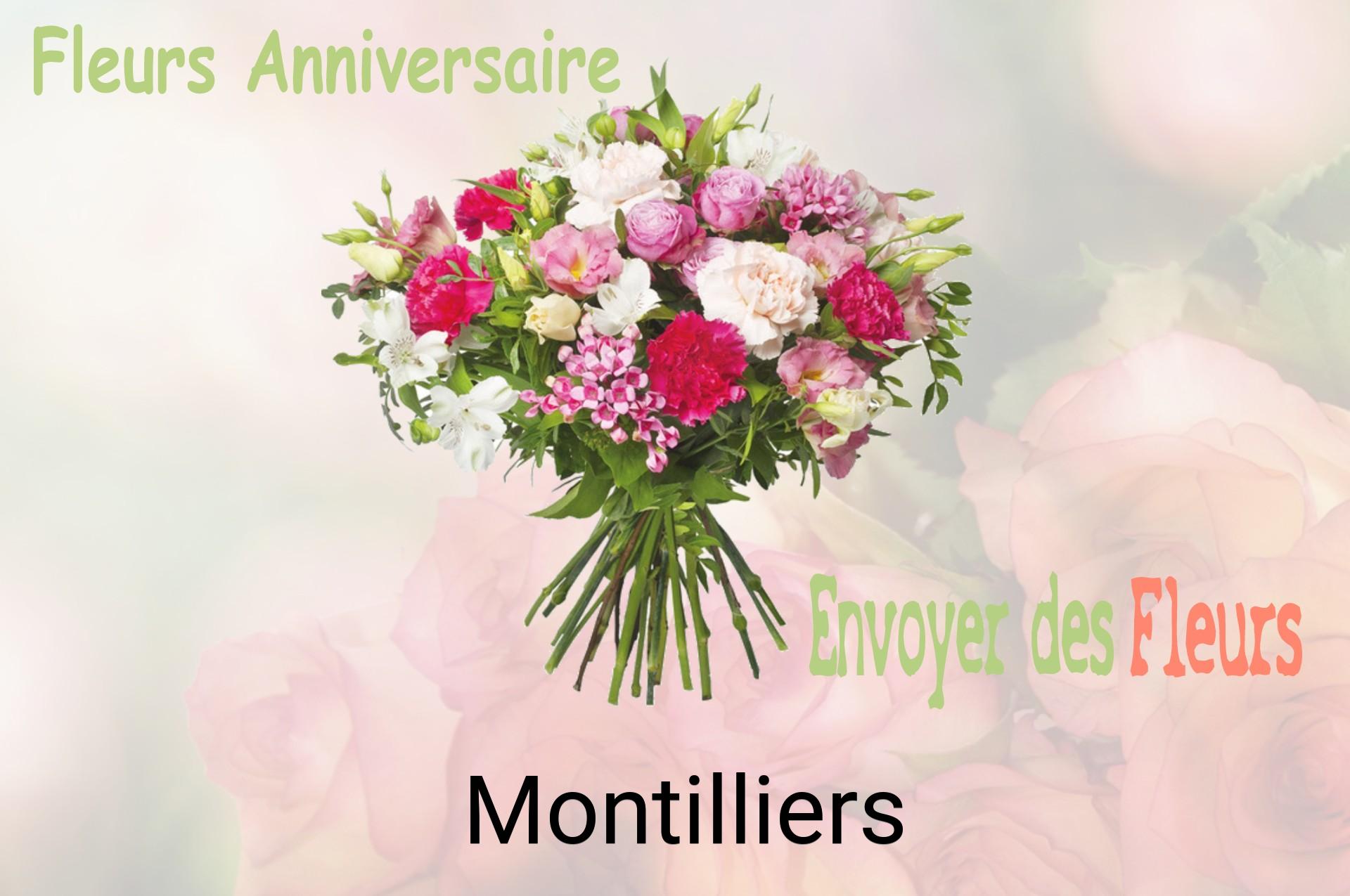 Bouquet de fleurs d’anniversaire livré à Montilliers